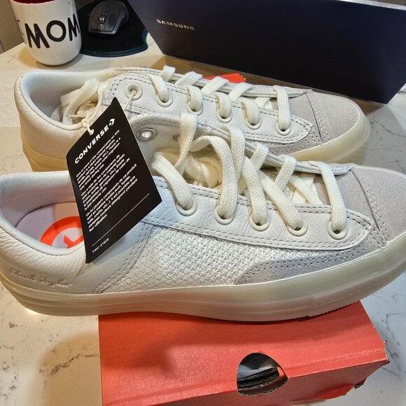 Converse Chuck 70 Marquis Ox Women's Size 8 Vintage White-Fossilized [A07453C] - Picture 2 of 8